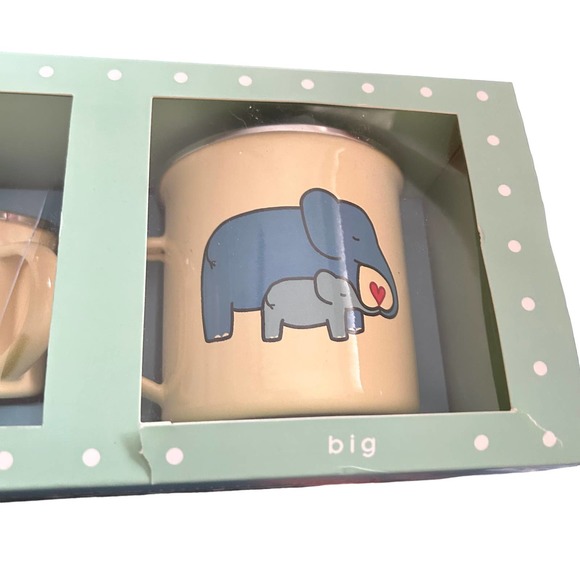 JACK RABBIT CREATIONS TEA FOR TWO ELEPHANT CUP TEA SET - Picture 3 of 6